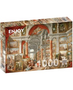 Puzzle Enjoy de 1000 piese - Paolo Panini: Views of Modern Rome